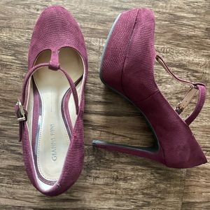 Gianni bini pumps size 8 burgundy